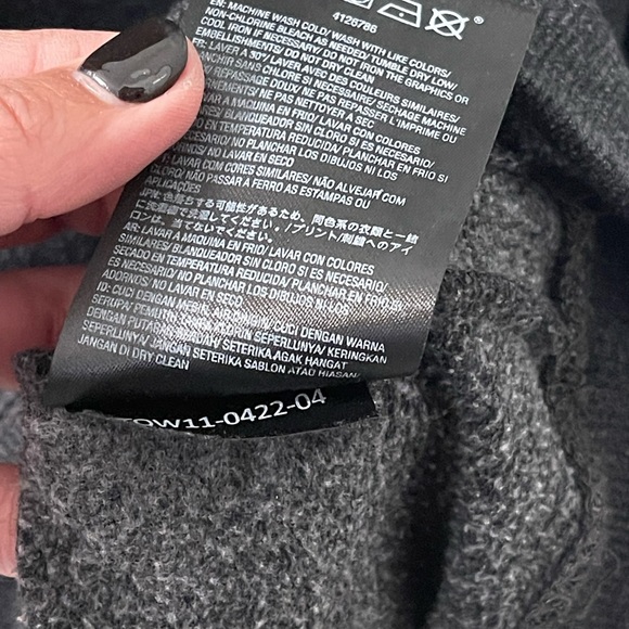 Dark grey Volc hoodie - Picture 4 of 4